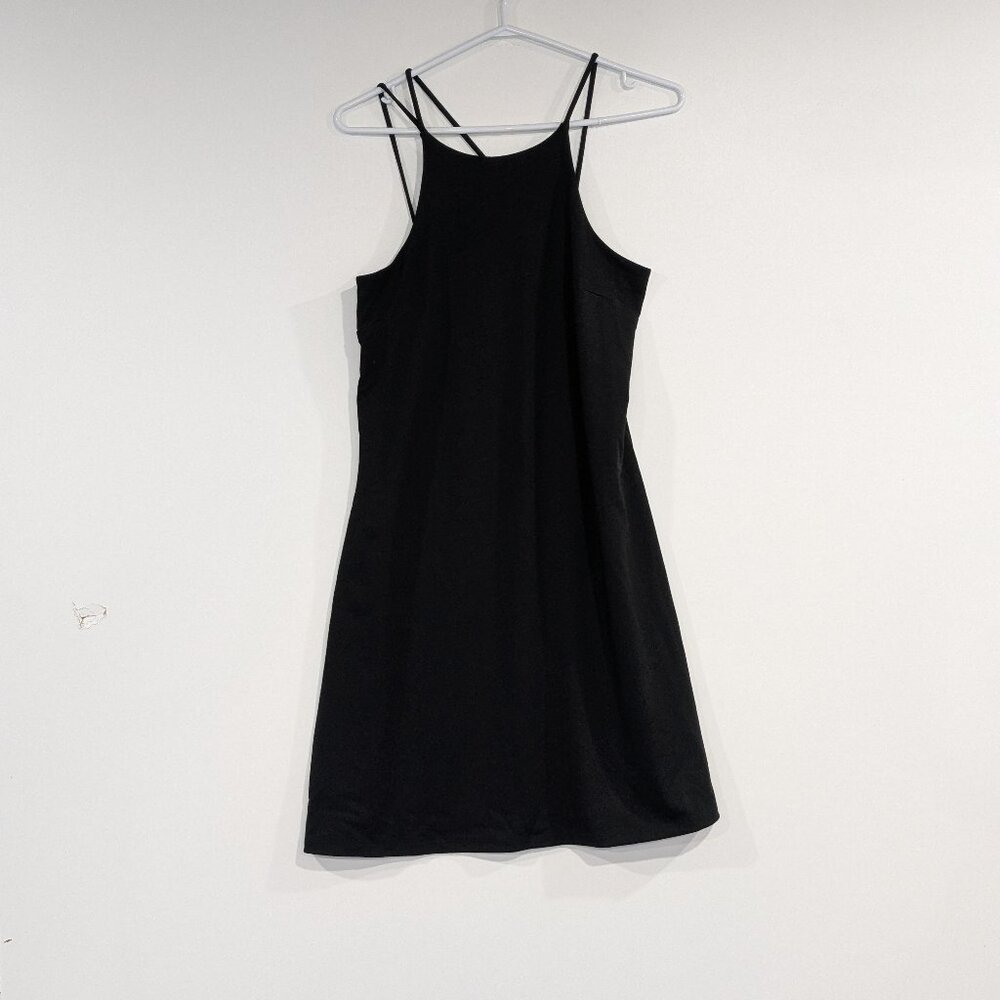 Banana Republic Factory Sleeveless Asymmetric Strappy Dress Black Size XS